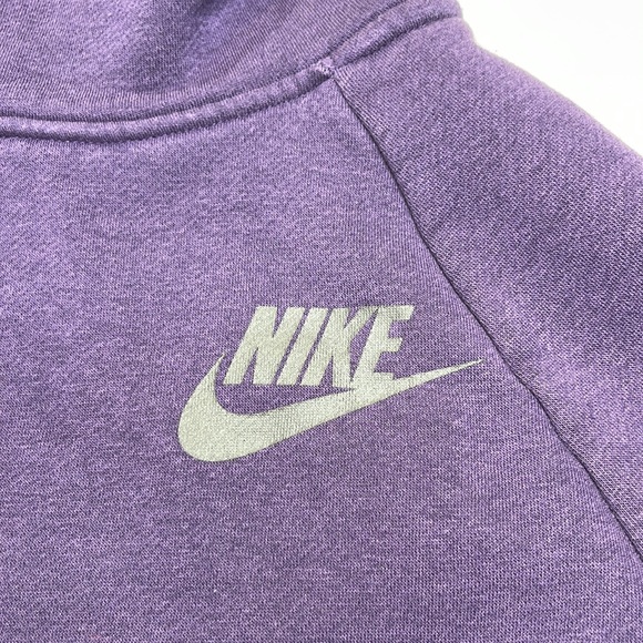 Nike Scuba Hooded Sweatshirt with Pockets Deep Purple Size Medium - Picture 2 of 10